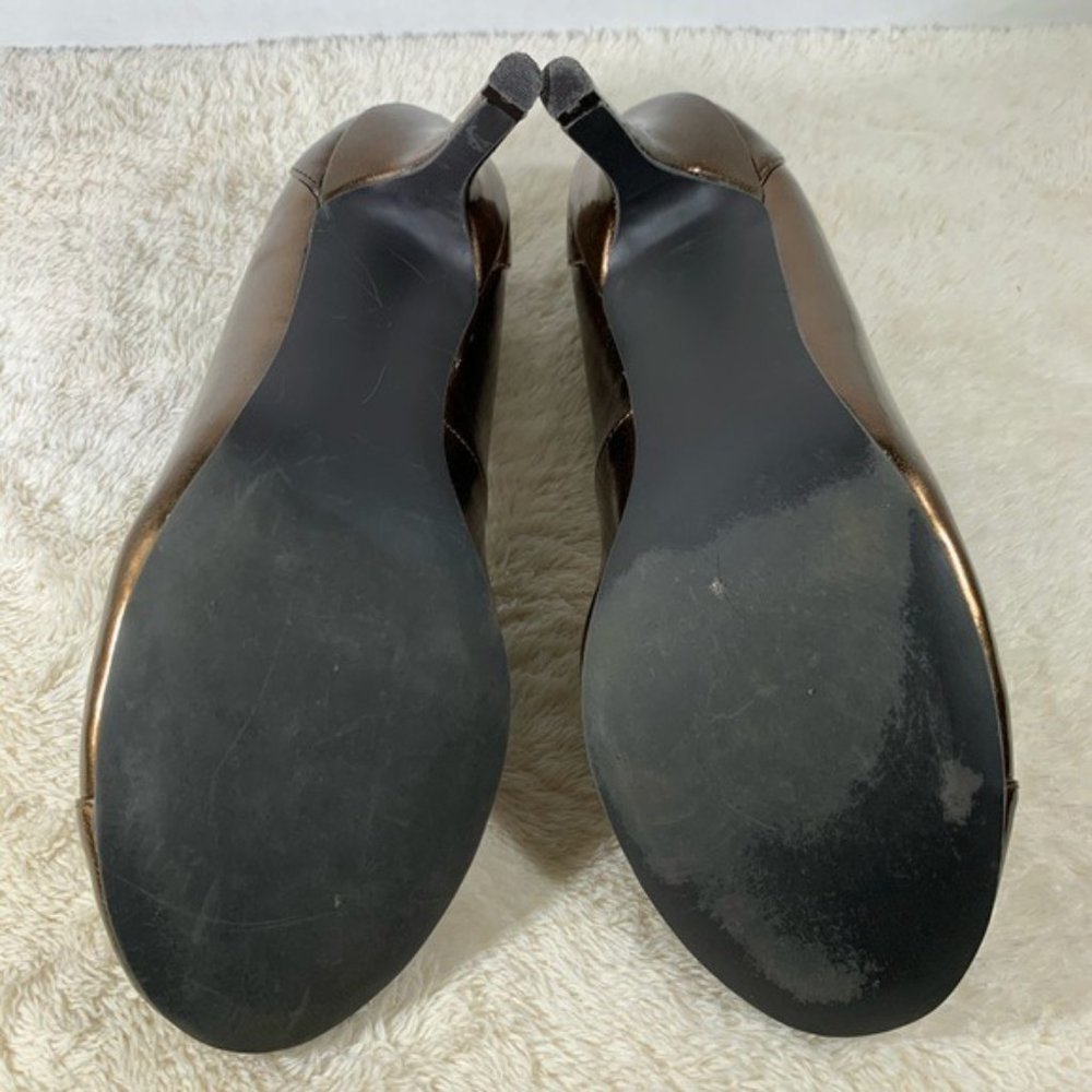Steve Madden - Shimmering Bronze Close Toe Pumps View 4